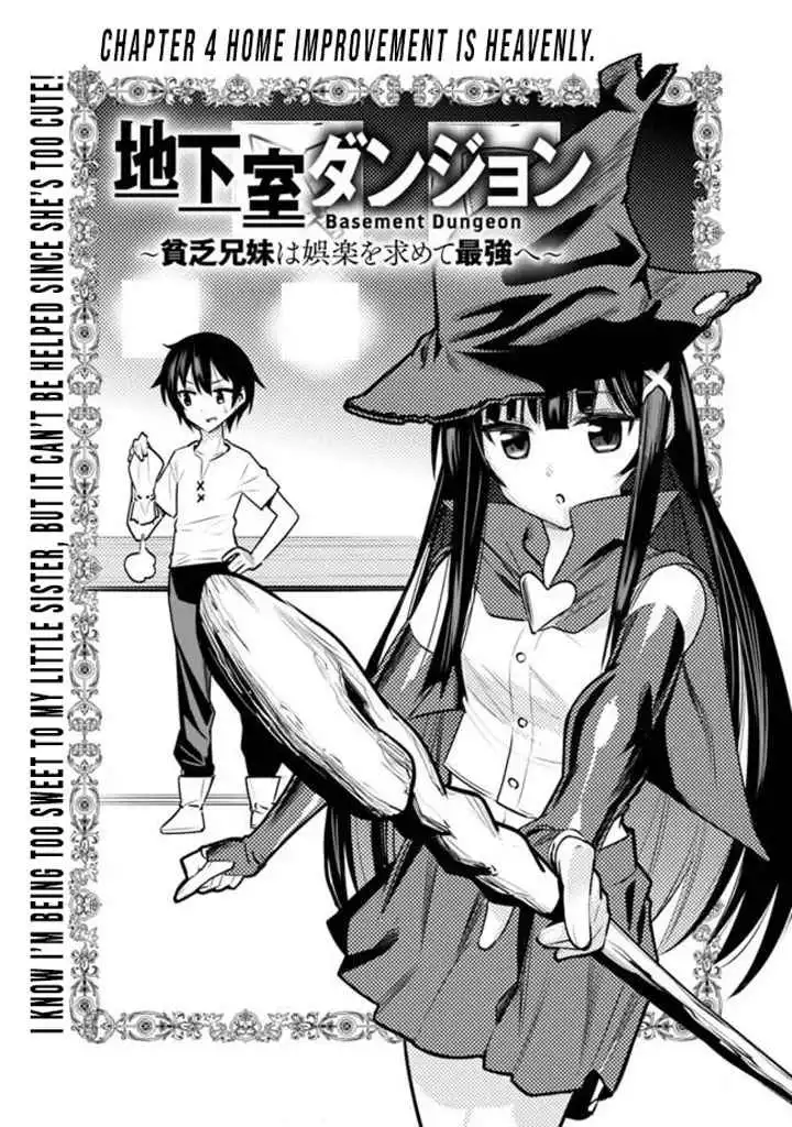 Chikashitsu Dungeon: Binbou Kyoudai wa Goraku wo Motomete Saikyou e Chapter 4 3